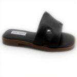 Chaussons Steve Madden Heist Cuir Noir Femme Chaussures