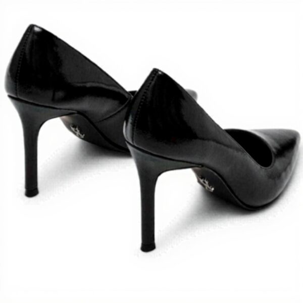 Escarpins Cuir Noir Steve Madden Talon Aiguille Femme