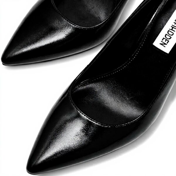 Escarpins Cuir Noir Steve Madden Talon Aiguille Femme