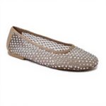 Ballerine Steve Madden Auden Maille Rose Strass Femme