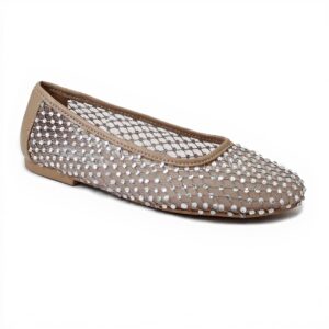 Ballerine Steve Madden Auden Maille Rose Strass Femme