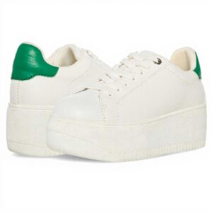 Baskets Steve Madden Rockaway femme blanc vert confort