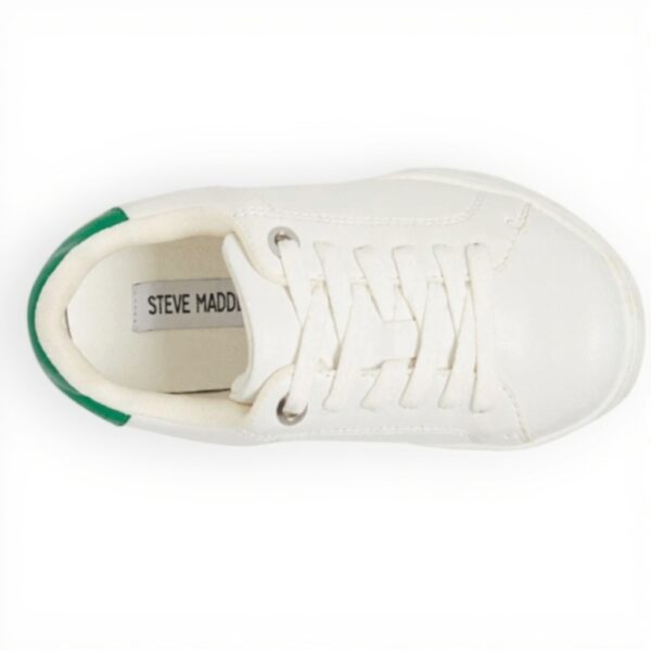 Baskets Steve Madden Rockaway femme blanc vert confort