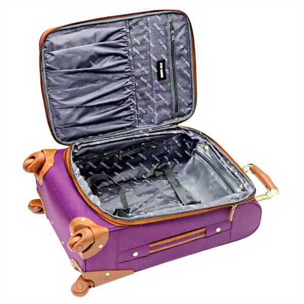 Valises Steve Madden Souples Légères Ensemble 4 Bagages Noir