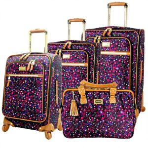 Valises Steve Madden ensemble 4 sacs souples roulettes