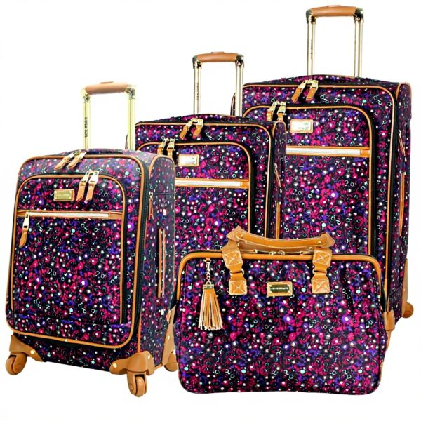 Valises Steve Madden ensemble 4 sacs souples roulettes