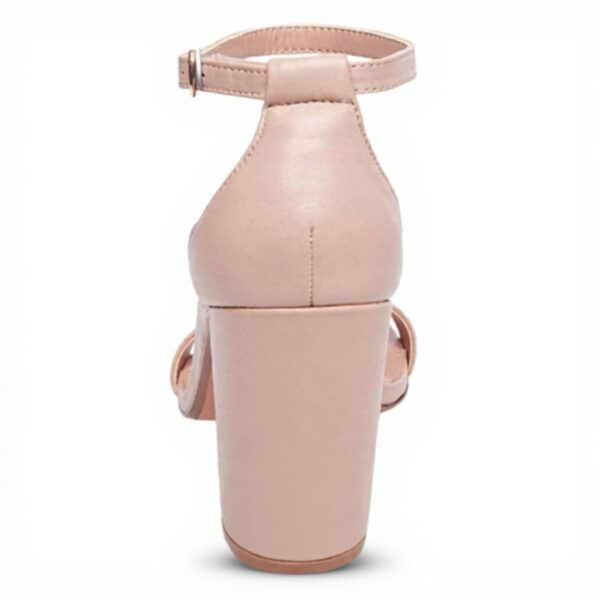 Steve Madden Sandales Carrson Cuir Rouge Talon Bloc Femme