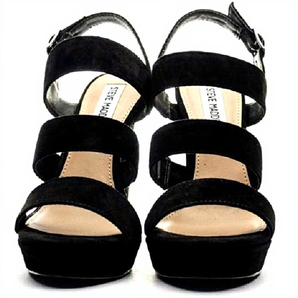 Steve Madden Escarpins Femme Suède Talon Bloc Ouvert