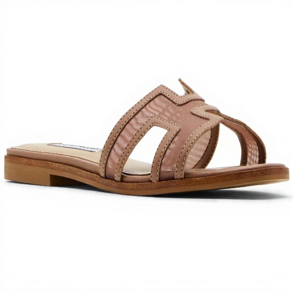 Steve Madden Sandales Femme Hadyn Glissante Maille Moka