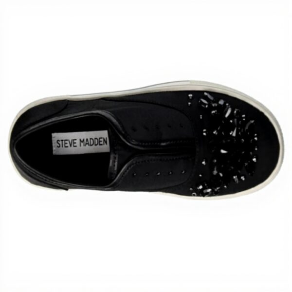 Steve Madden Baskets Femme Passion Tissu Noir Confort