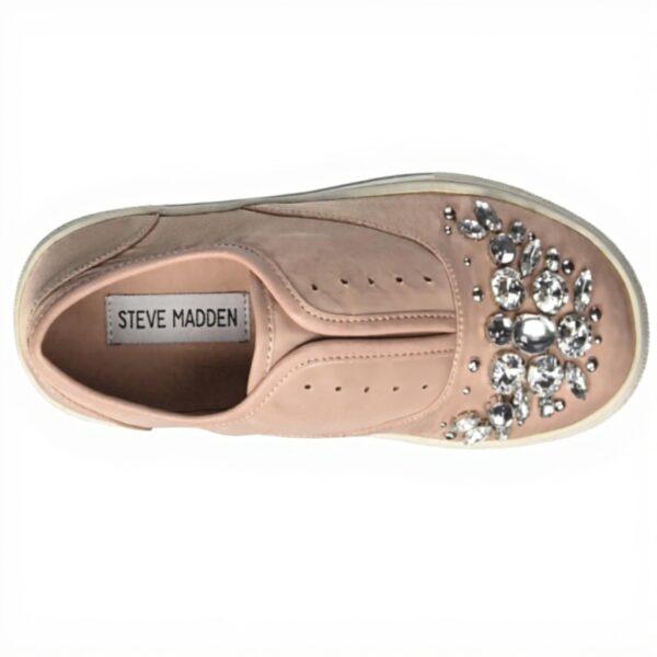 Baskets Steve Madden Femme Passion Cuir Rose Blush