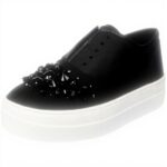 Steve Madden Baskets Femme Passion Tissu Noir Confort