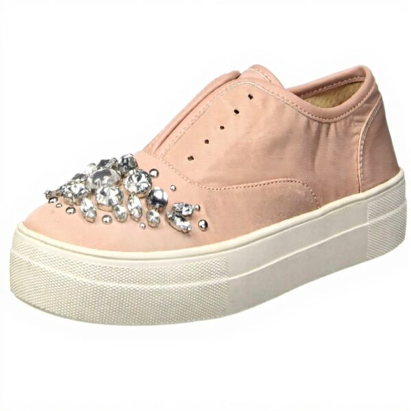 Baskets Steve Madden Femme Passion Cuir Rose Blush