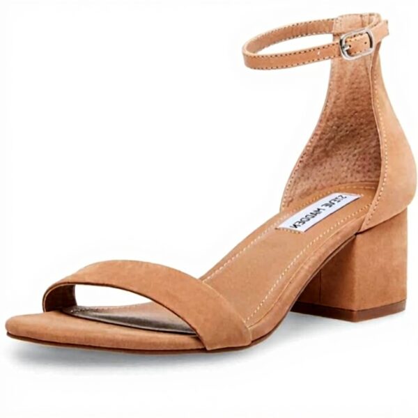Sandale Steve Madden Femme Irenee Talon Bas Marron Clair