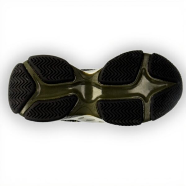 Baskets Steve Madden femme vert olive pailleté polyester