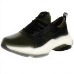 Baskets Steve Madden femme vert olive pailleté polyester