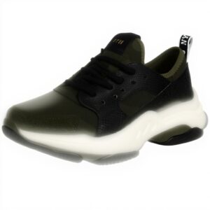 Baskets Steve Madden femme vert olive pailleté polyester