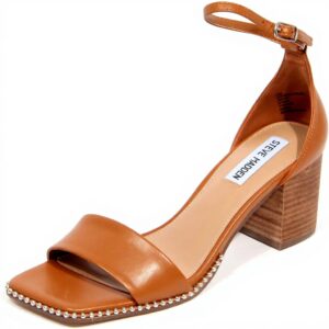 Sandales femme Steve Madden Aviation cuir marron casual