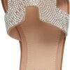 Steve Madden Hadyn Sandale Femme Strass Cuir Élégante-4
