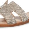 Steve Madden Hadyn Sandale Femme Strass Cuir Élégante-0