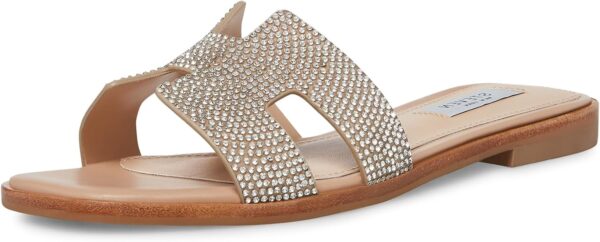 Steve Madden Hadyn Sandale Femme Strass Cuir Élégante-0