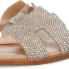 Steve Madden Hadyn Sandale Femme Strass Cuir Élégante-7