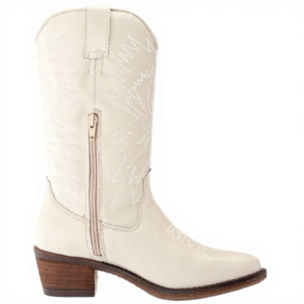 Steve Madden Bottes Western cuir blanc femme chaussures