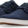 Steve Madden Fenta Baskets Homme Toile Bleu Marine-8