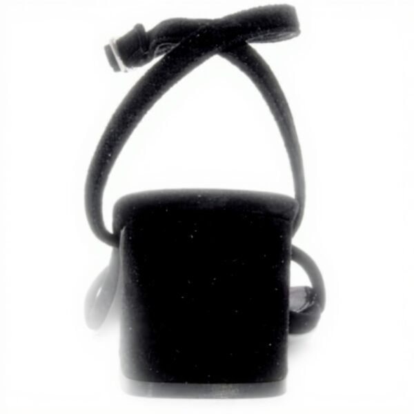 Sandales femme Steve Madden Luxe Black Suède cuir casual