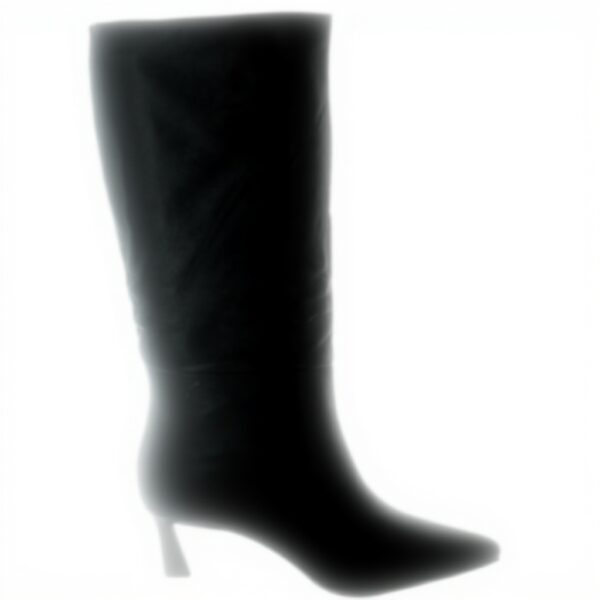 Bottes femme Steve Madden Lavan cuir noir talon aiguille