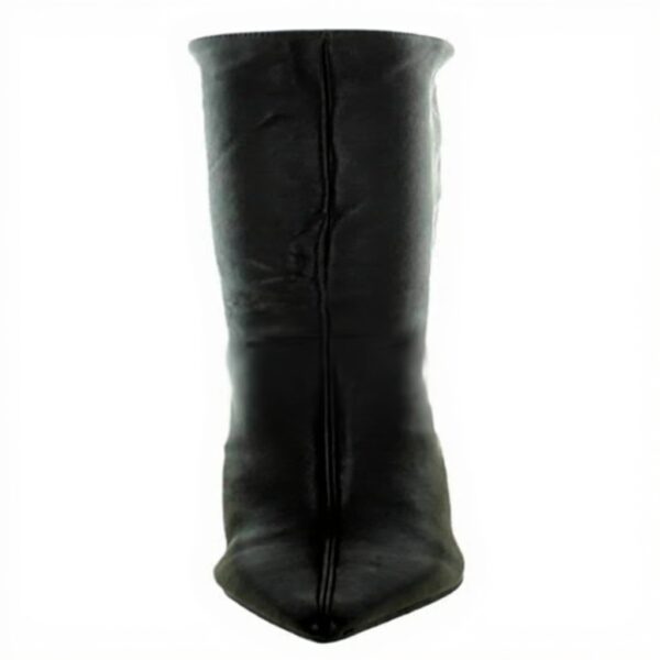 Bottes femme Steve Madden Lavan cuir noir talon aiguille