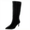 Bottes femme Steve Madden Lavan cuir noir talon aiguille
