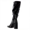 Bottine Steve Madden Lexus Talon Tubulaire Femme Noire Cuir
