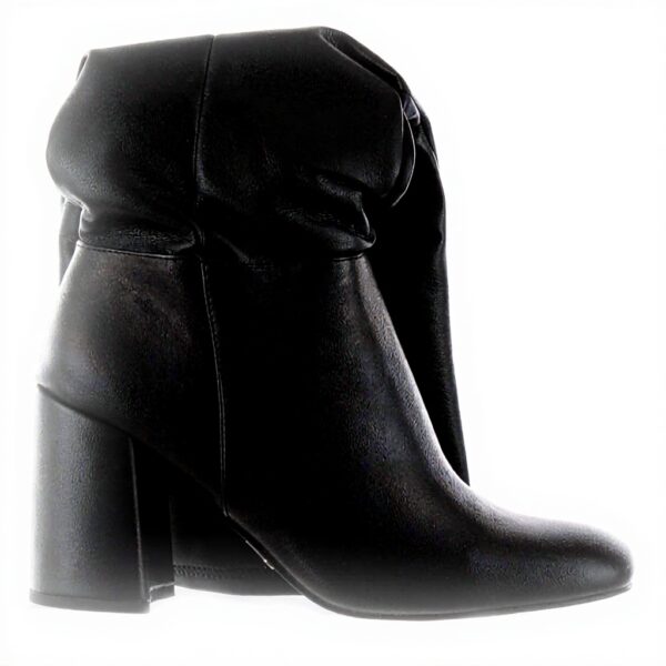 Bottine Steve Madden Lexus Talon Tubulaire Femme Noire Cuir