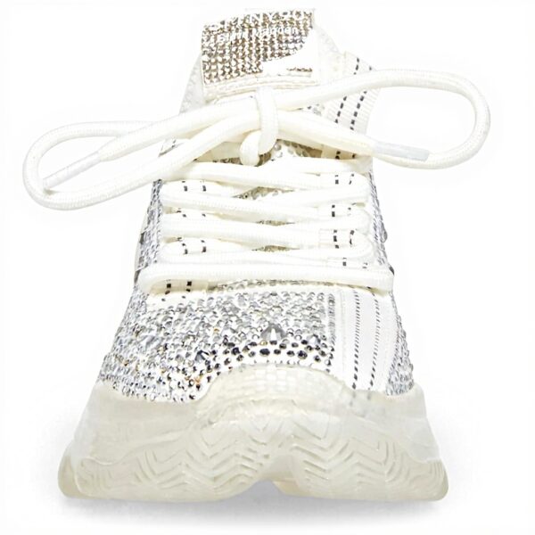 Steve Madden Maxima Baskets Femme Strass Confort Lycra