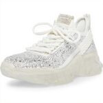 Steve Madden Maxima Baskets Femme Strass Confort Lycra