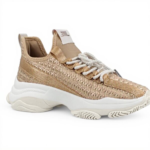 Baskets Steve Madden Mileage Gldwht 37 EU Femme Mode