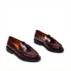 Mocassin Steve Madden Adison Bordeaux cuir brillant femme