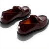 Mocassin Steve Madden Adison Bordeaux cuir brillant femme
