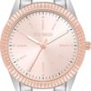 Steve Madden Montre Femme Cristaux Bracelet Or Rose-0