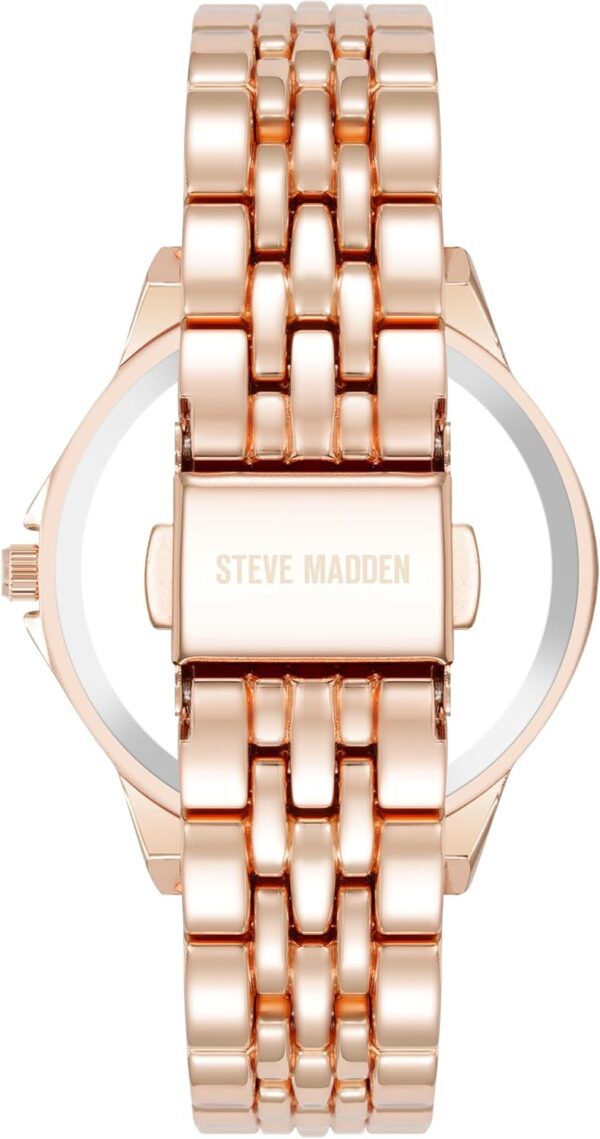 Montre bracelet femme Steve Madden cristaux véritables or-2