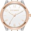 Montre bracelet Steve Madden Femme Argent Or Rose Cristal-0