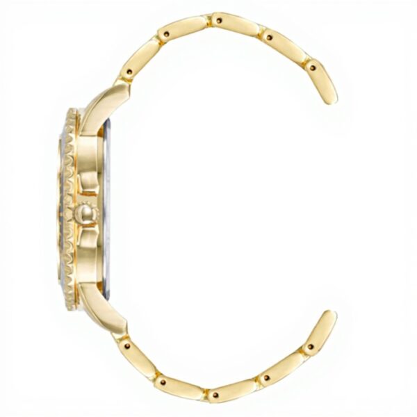 Montre bracelet homme Steve Madden noir or design texturé