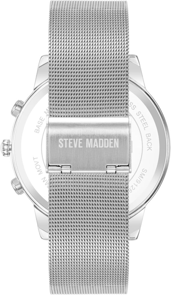 Montre bracelet homme Steve Madden SM9126TESV argenté-2
