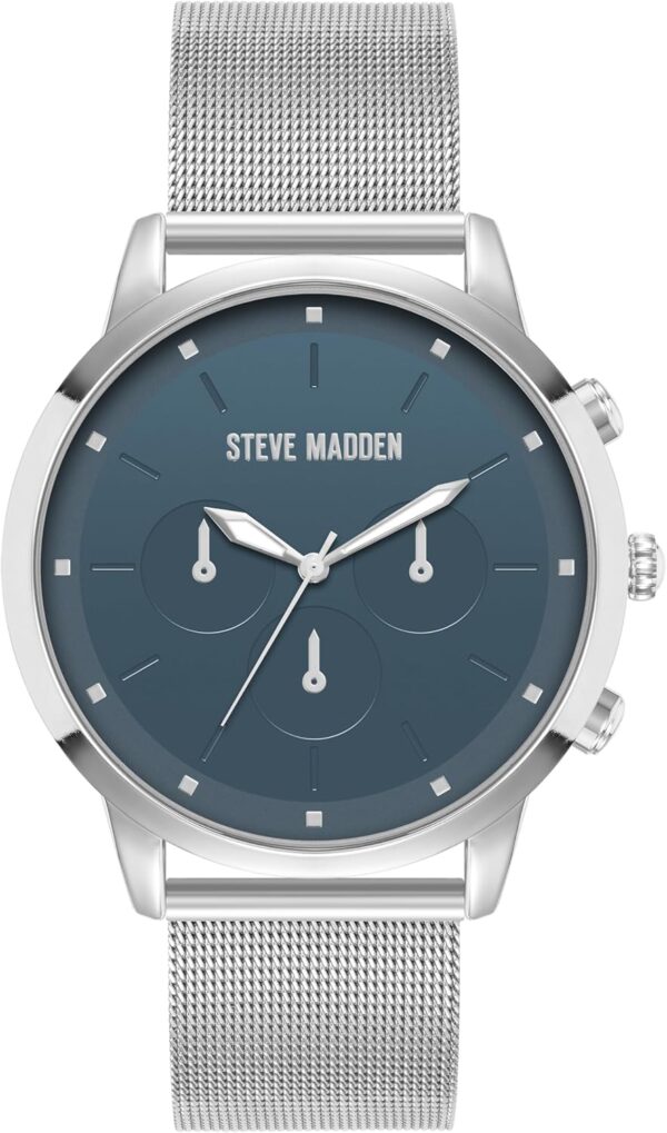 Montre bracelet homme Steve Madden SM9126TESV argenté-0