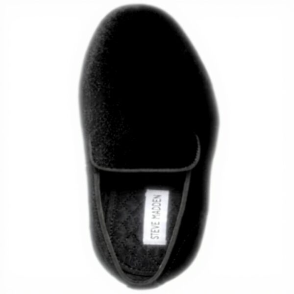 Steve Madden Pantoufles Laight Homme Velours Noir Mocassins
