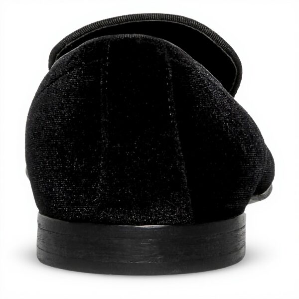 Steve Madden Pantoufles Laight Homme Velours Noir Mocassins