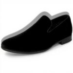 Steve Madden Pantoufles Laight Homme Velours Noir Mocassins
