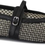 Ballerines Steve Madden Rejoice Femme Noires Strass-0