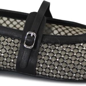 Ballerines Steve Madden Rejoice Femme Noires Strass-0